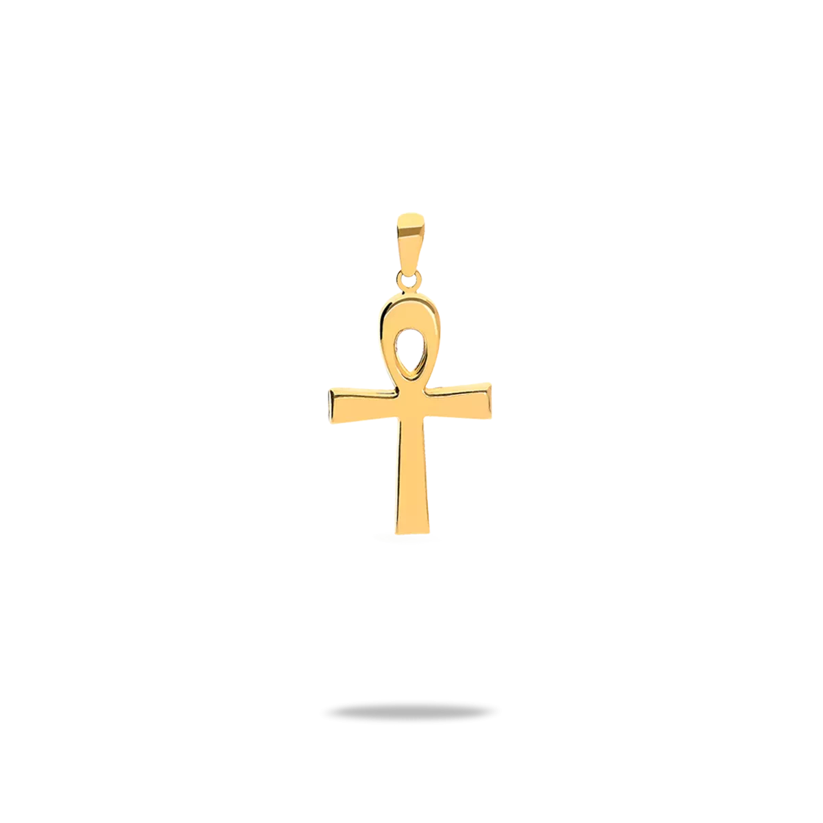 18k gold cross