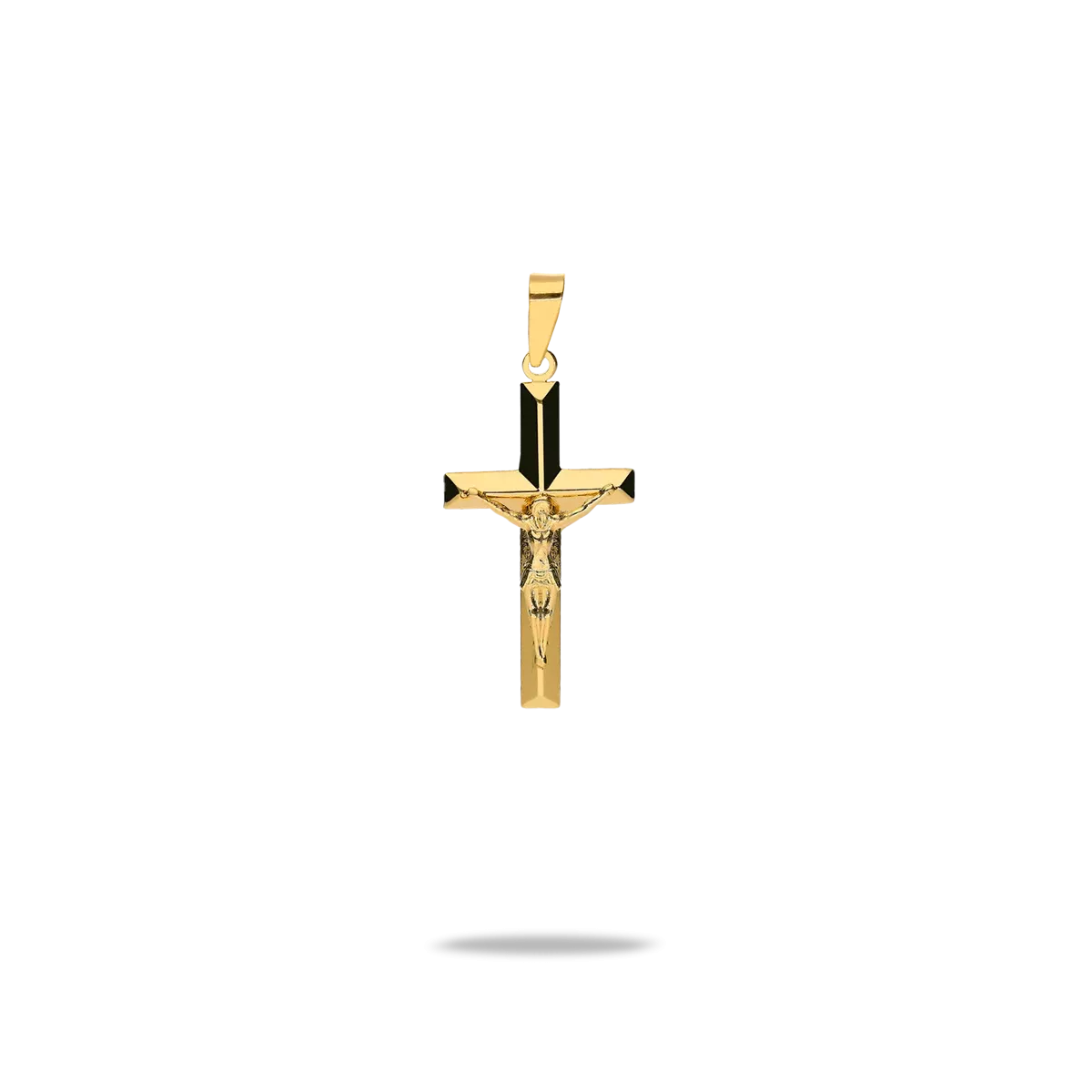 18k gold cross