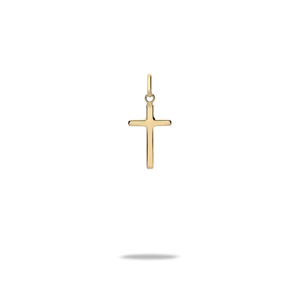 18k gold cross