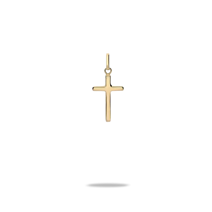 18k gold cross