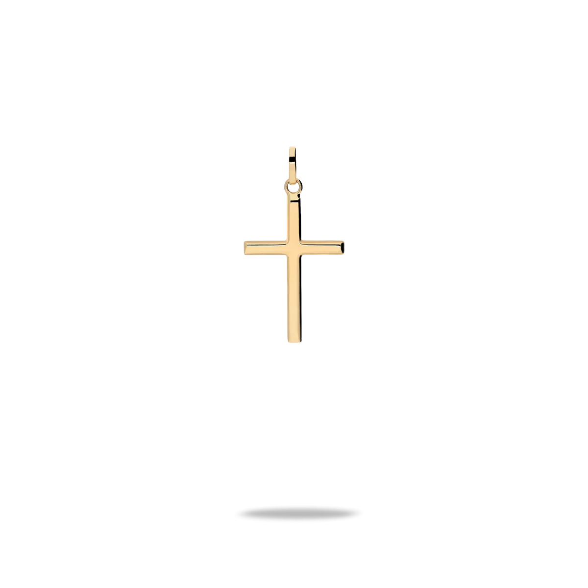 18k gold cross