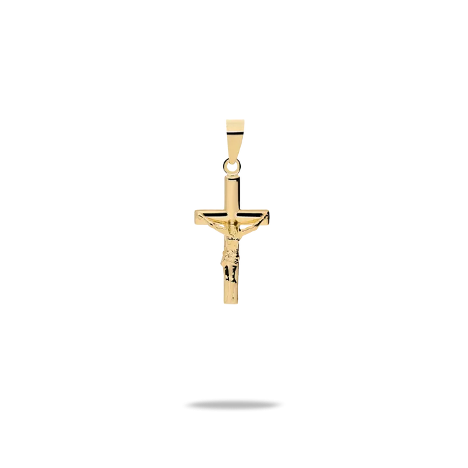 18k gold cross