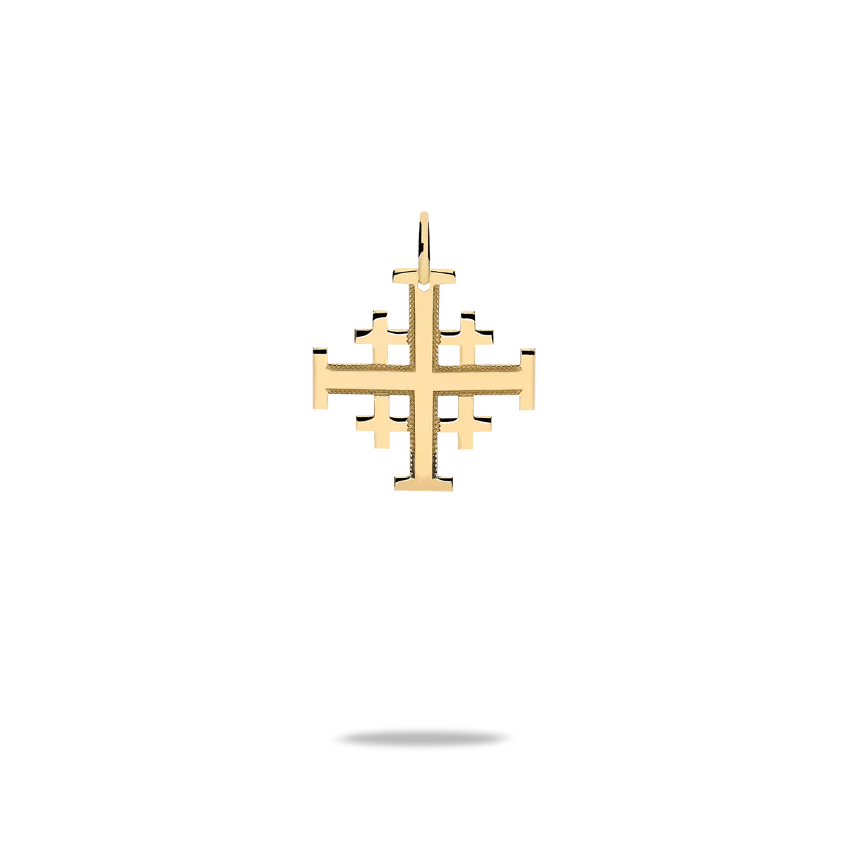 18k gold cross