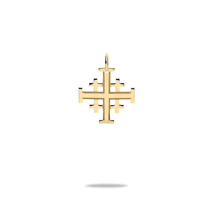 18k gold cross