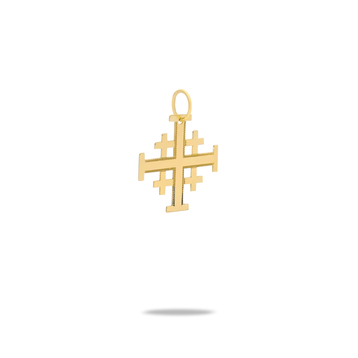 18k gold cross