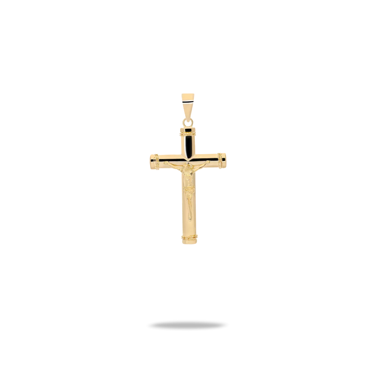 18k gold cross