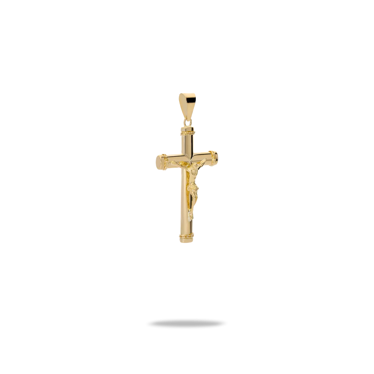 18k gold cross