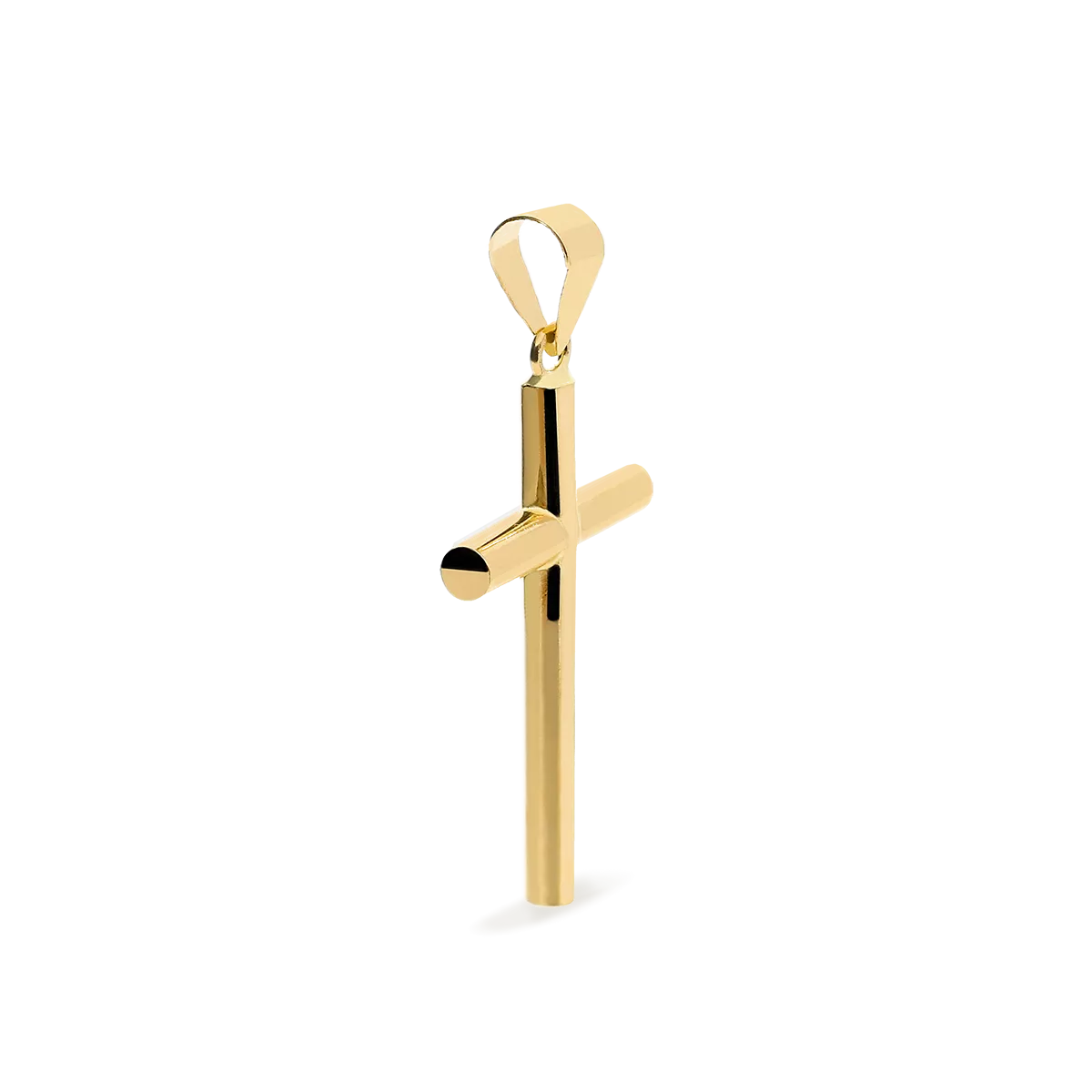 18k gold cross