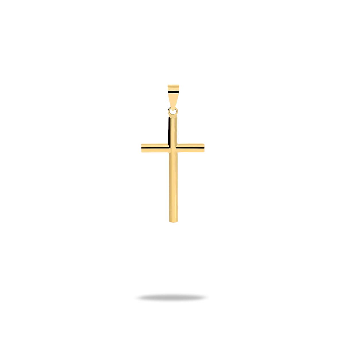 18k gold cross