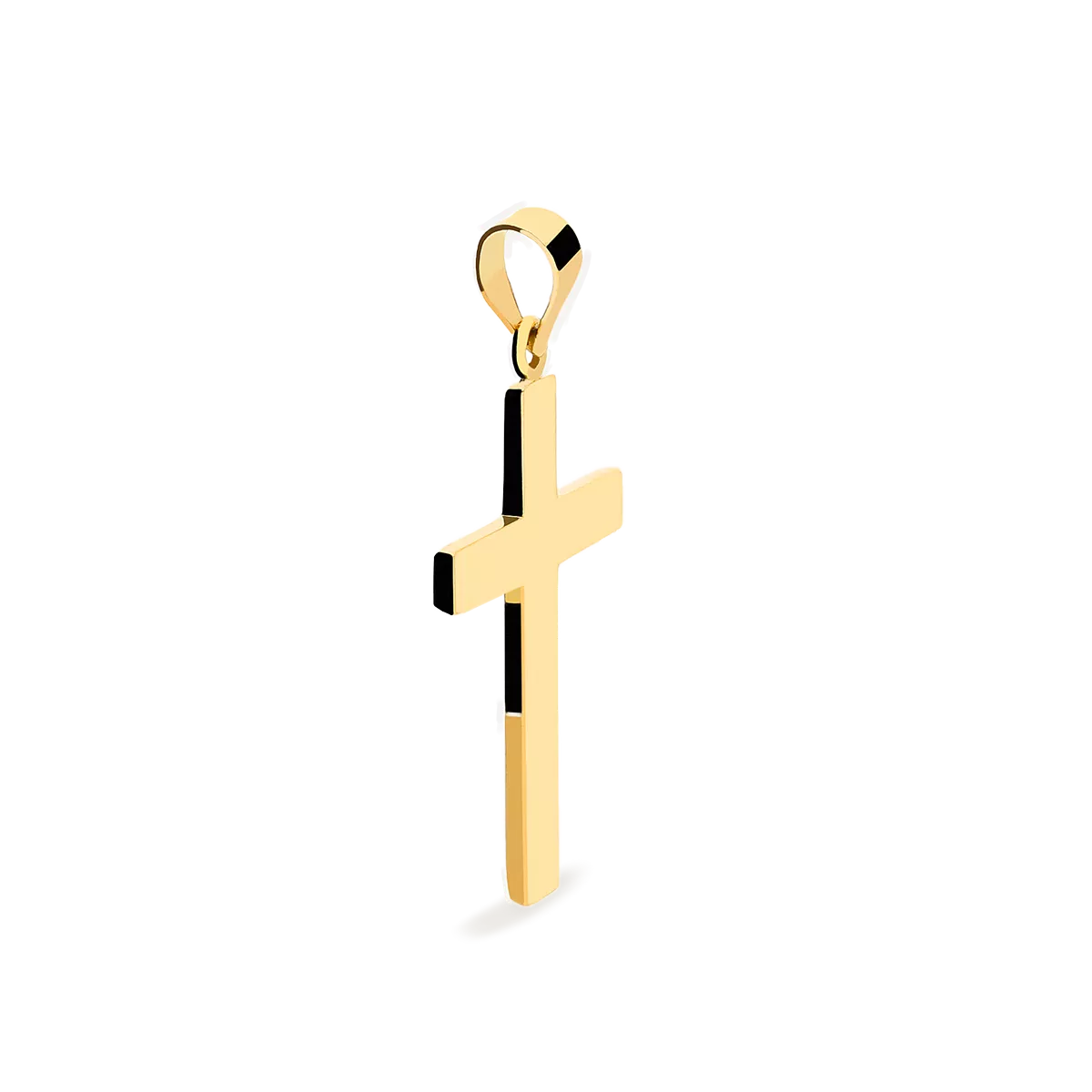 18k gold cross