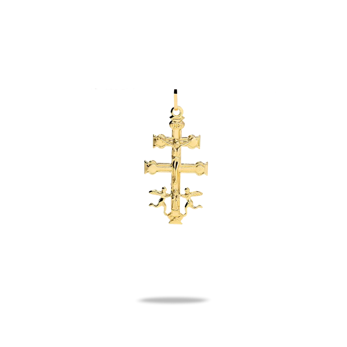 18k gold cross