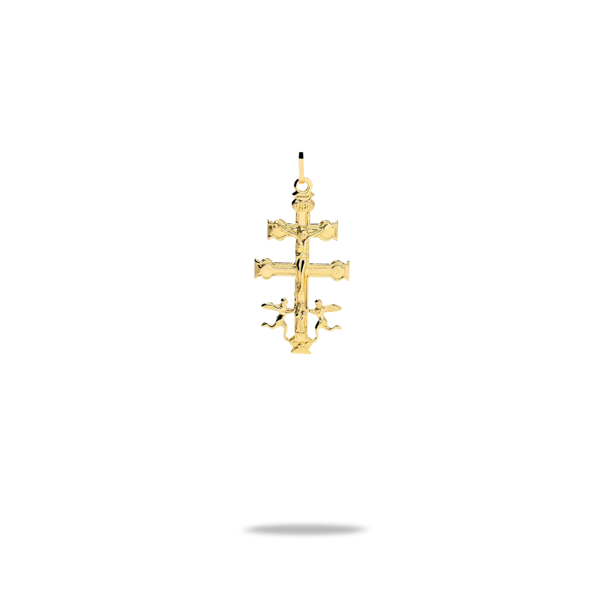 18k gold cross