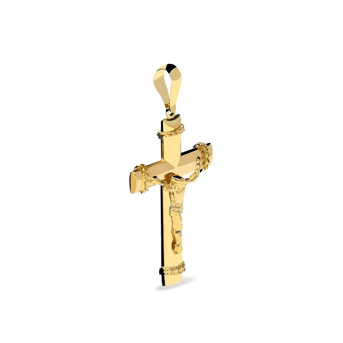 18k gold cross