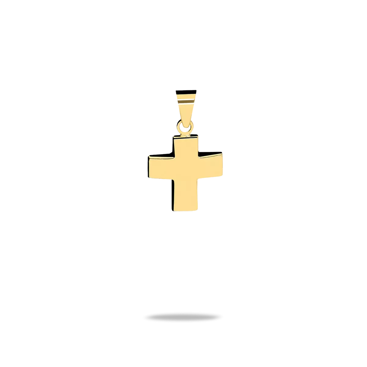 18k gold cross