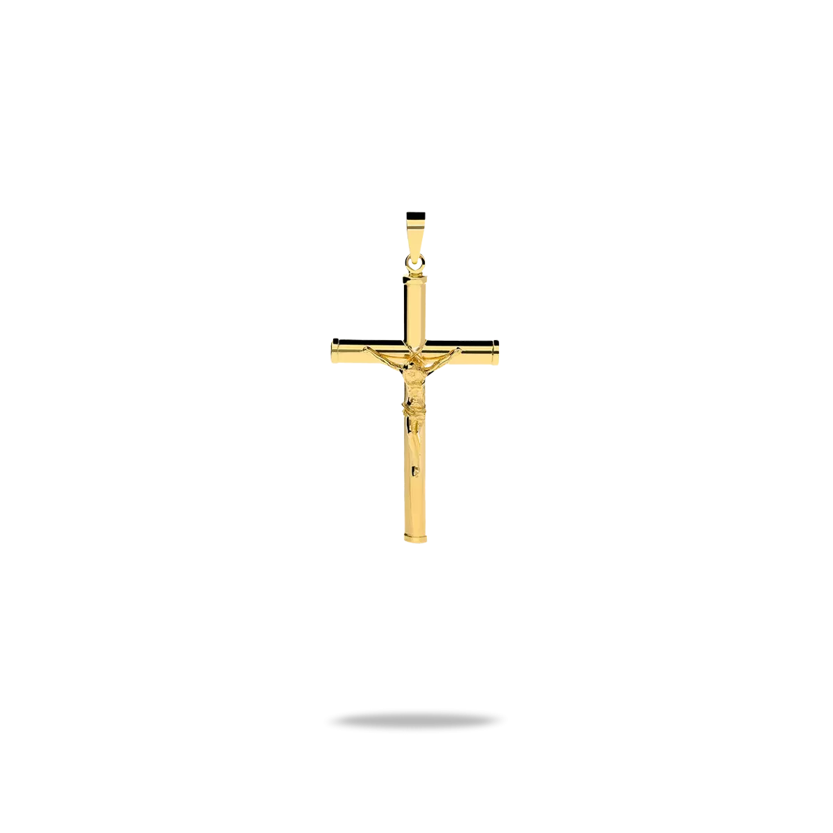 18k gold cross