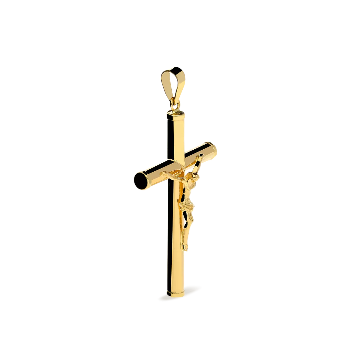 18k gold cross