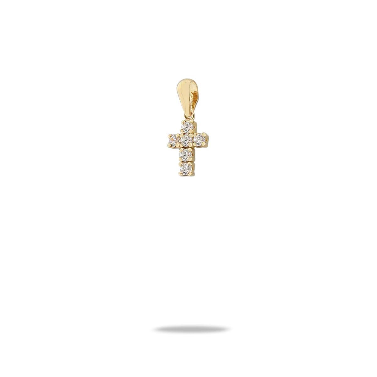 18k gold cross