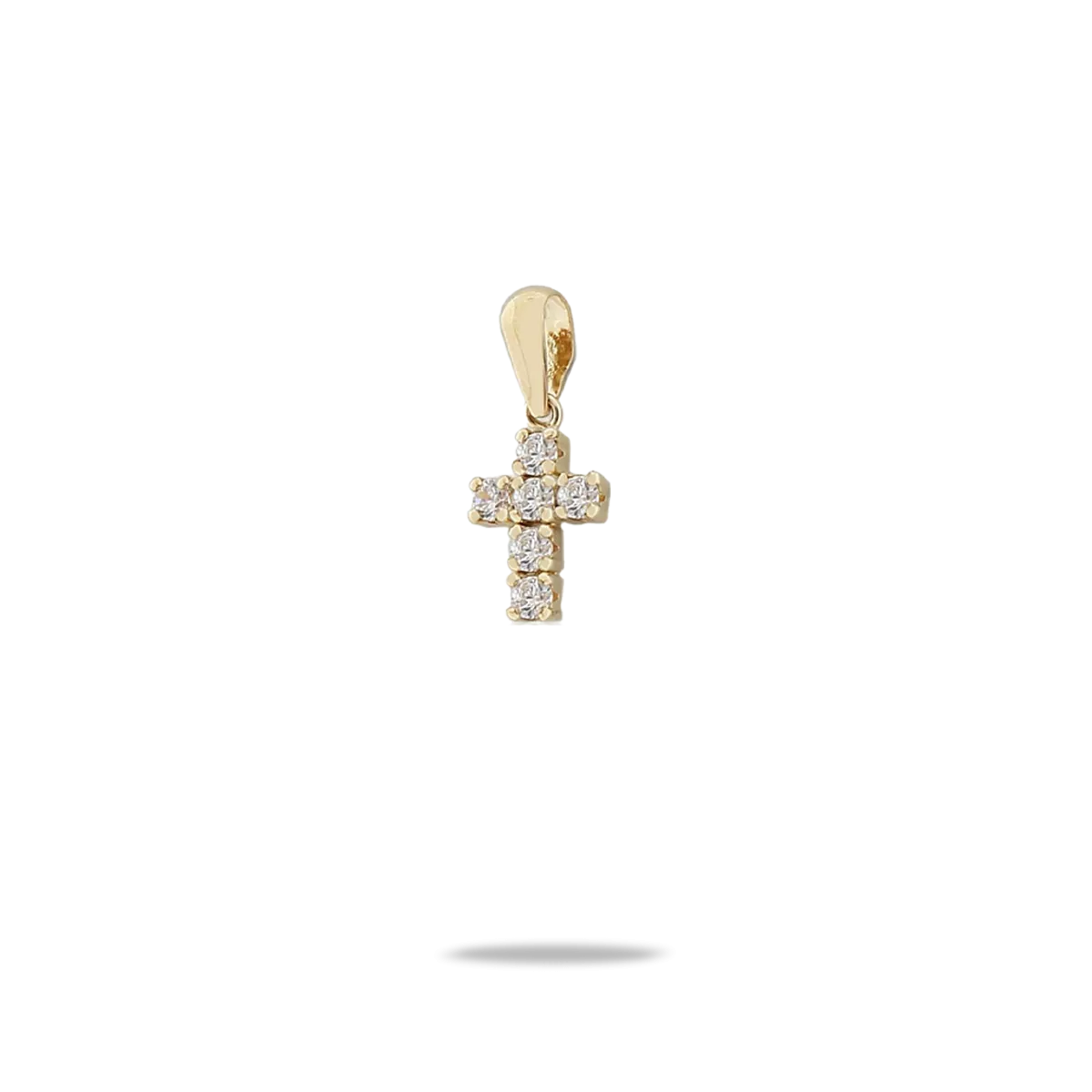 18k gold cross