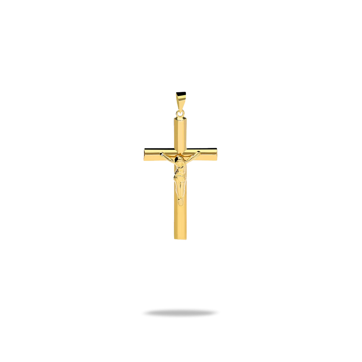 18k gold cross