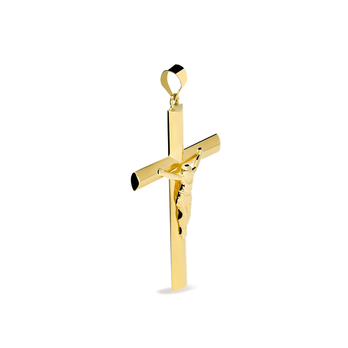 18k gold cross