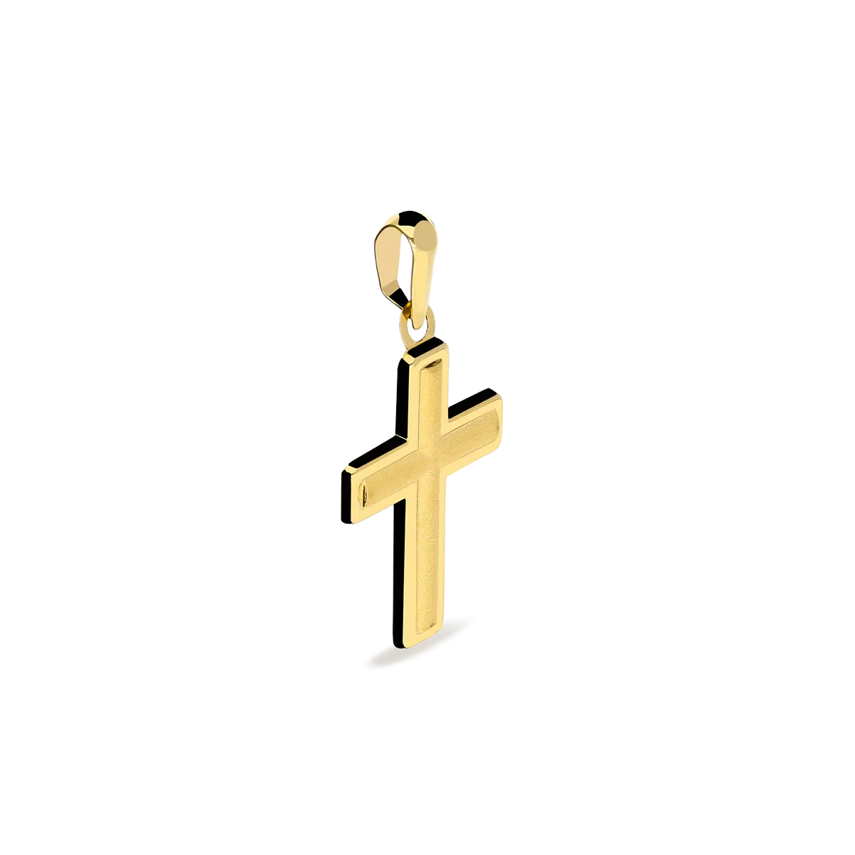 18k gold cross