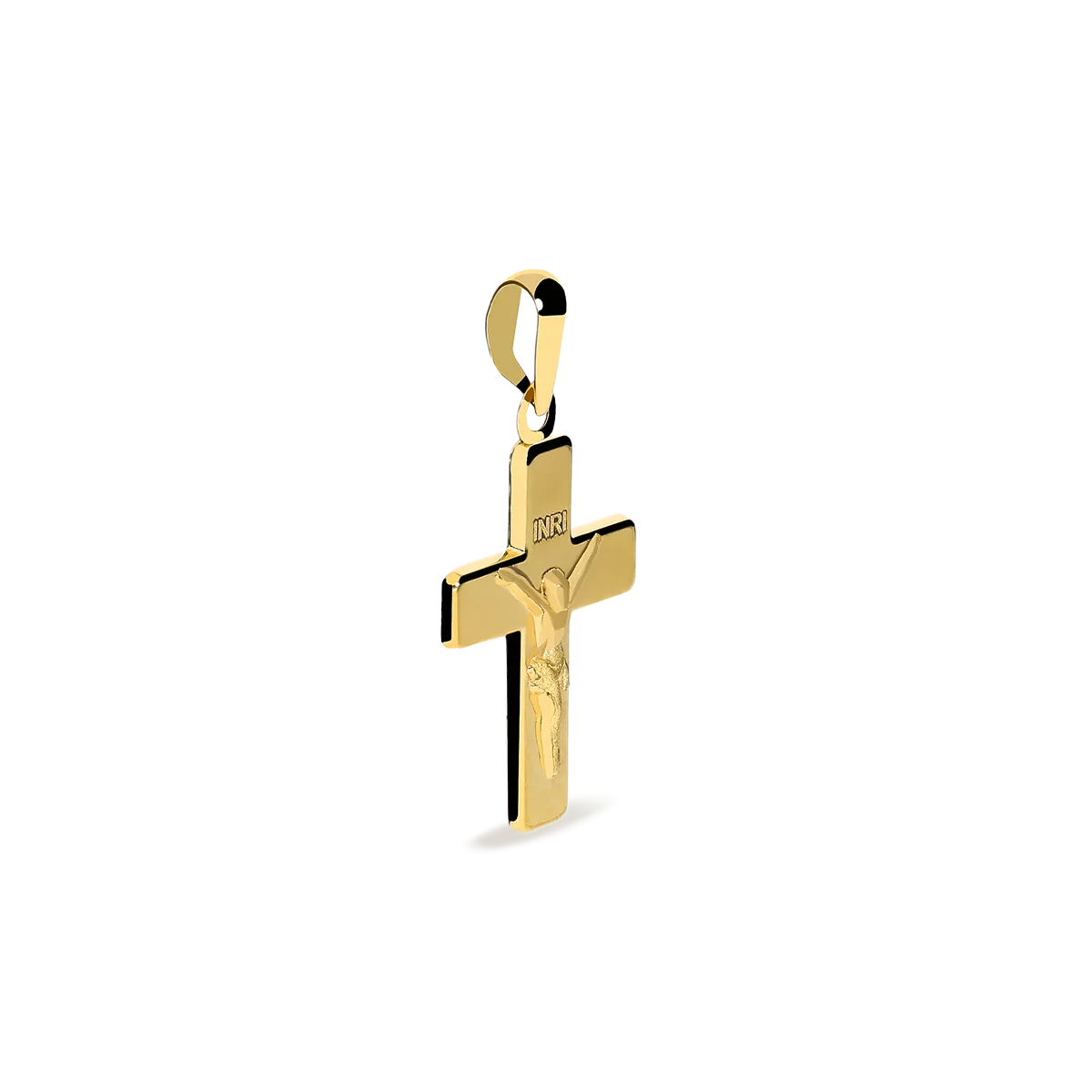 18k gold cross