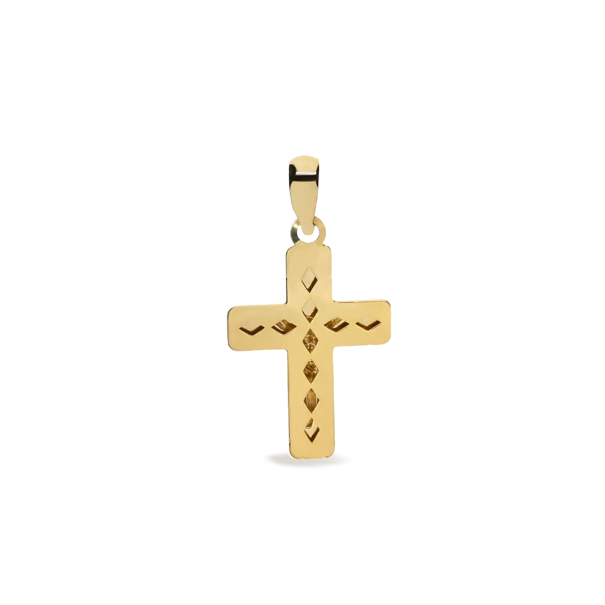 18k gold cross