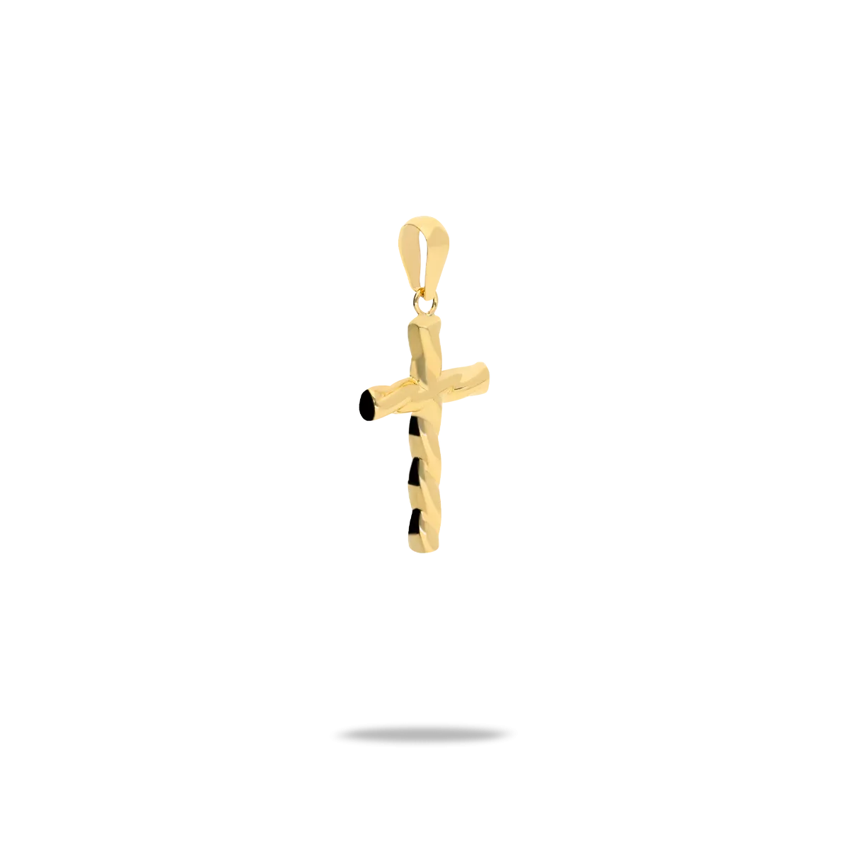 18k gold cross