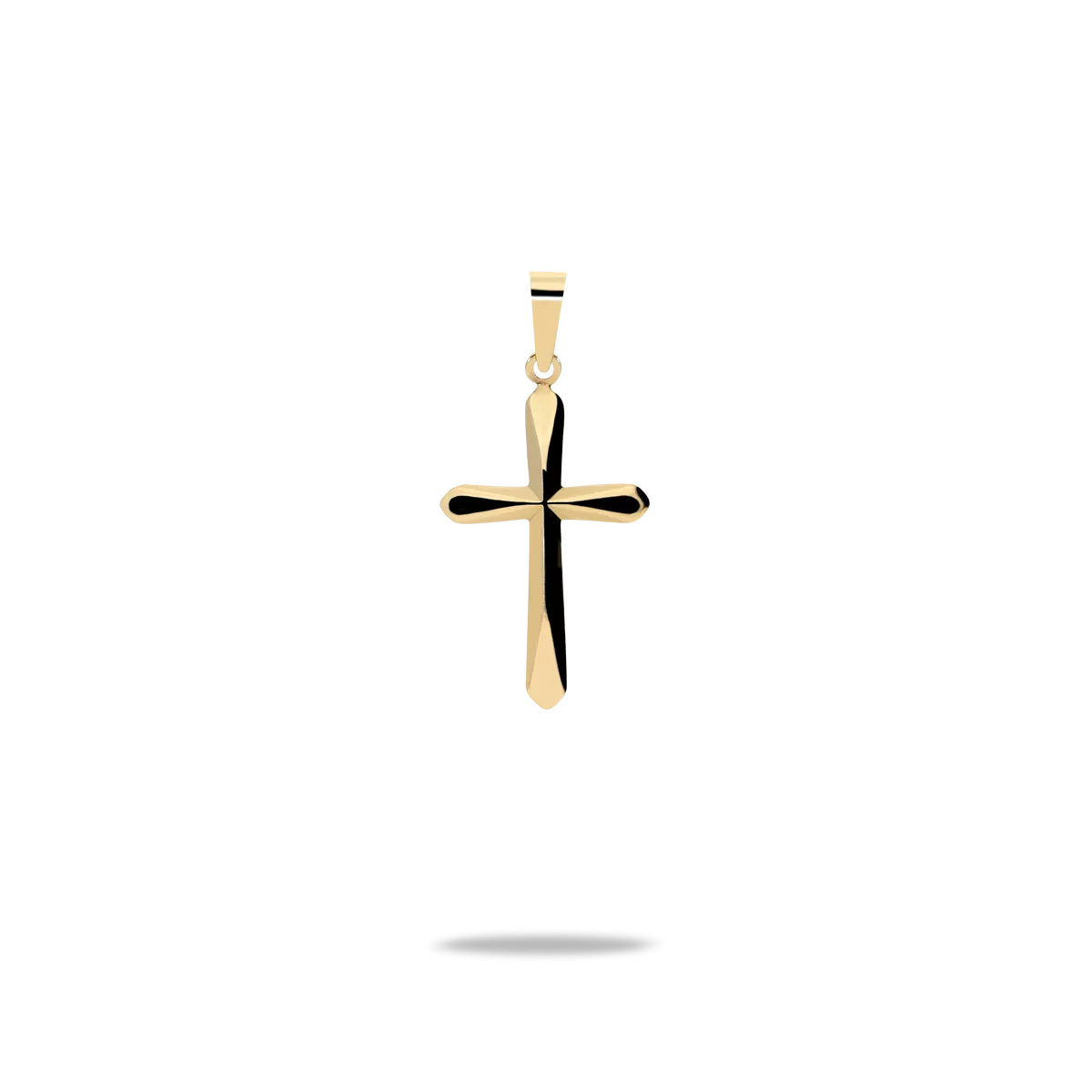 18k gold cross