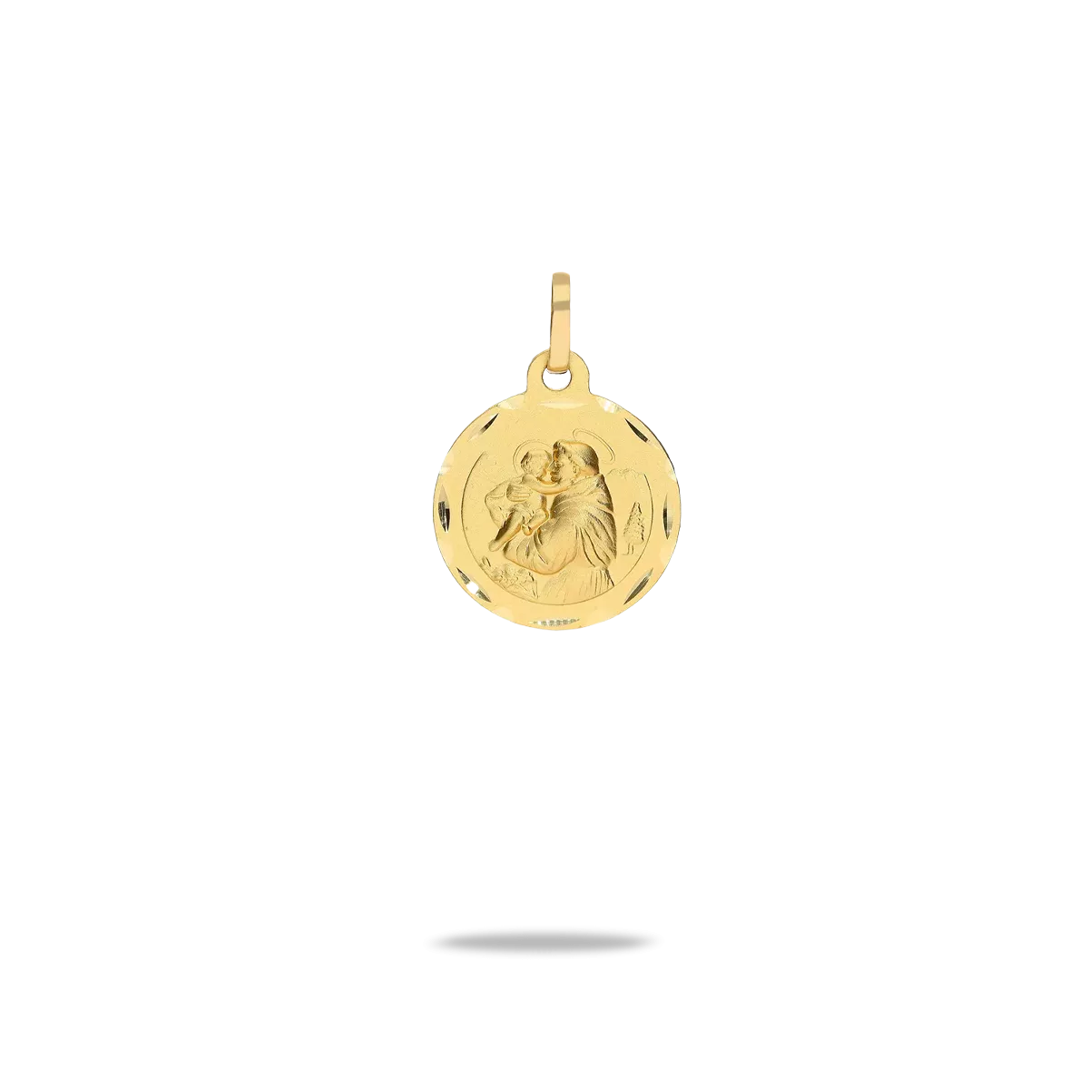 Medalla san antonio oro 18 quilates 16mm
