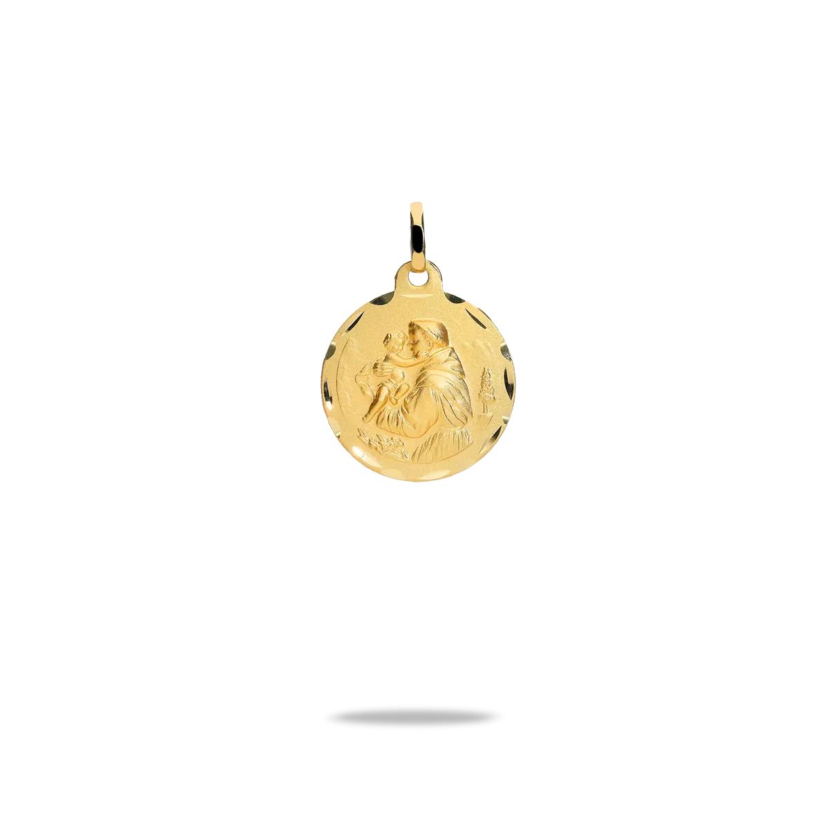 Medalla san antonio oro 18 quilates 18mm