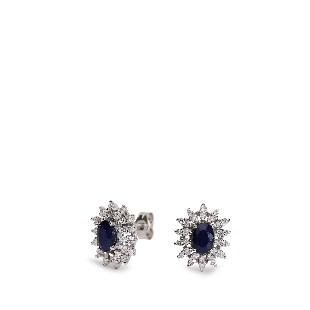 18k gold diamond earrings IMPERIAL SAPPHIRE