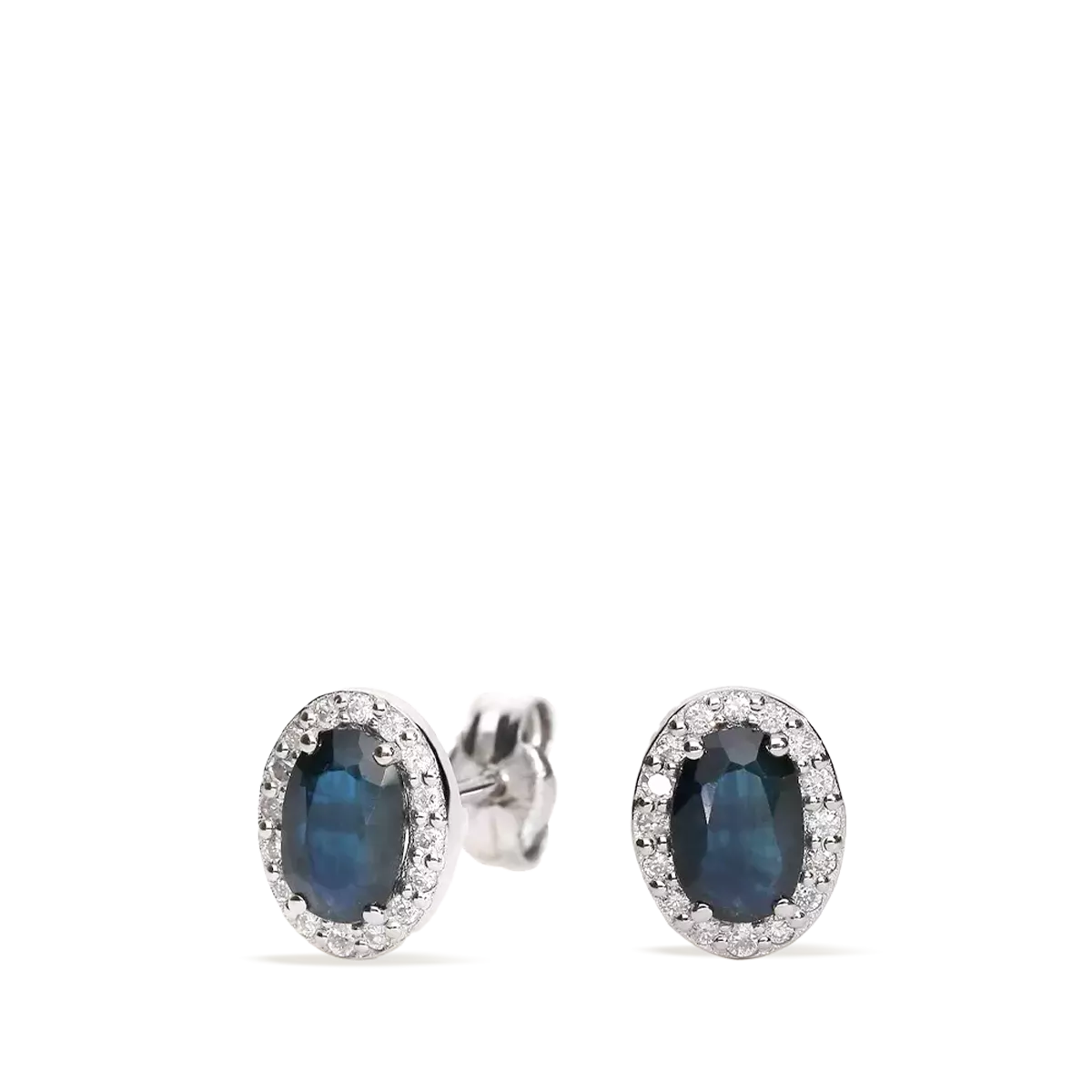 18k gold diamond earrings RANI SAPPHIRE