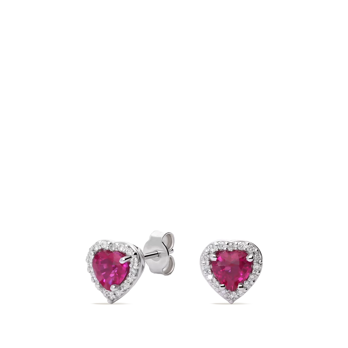 Pendiente diamante oro 18 quilates LOVE RUBY