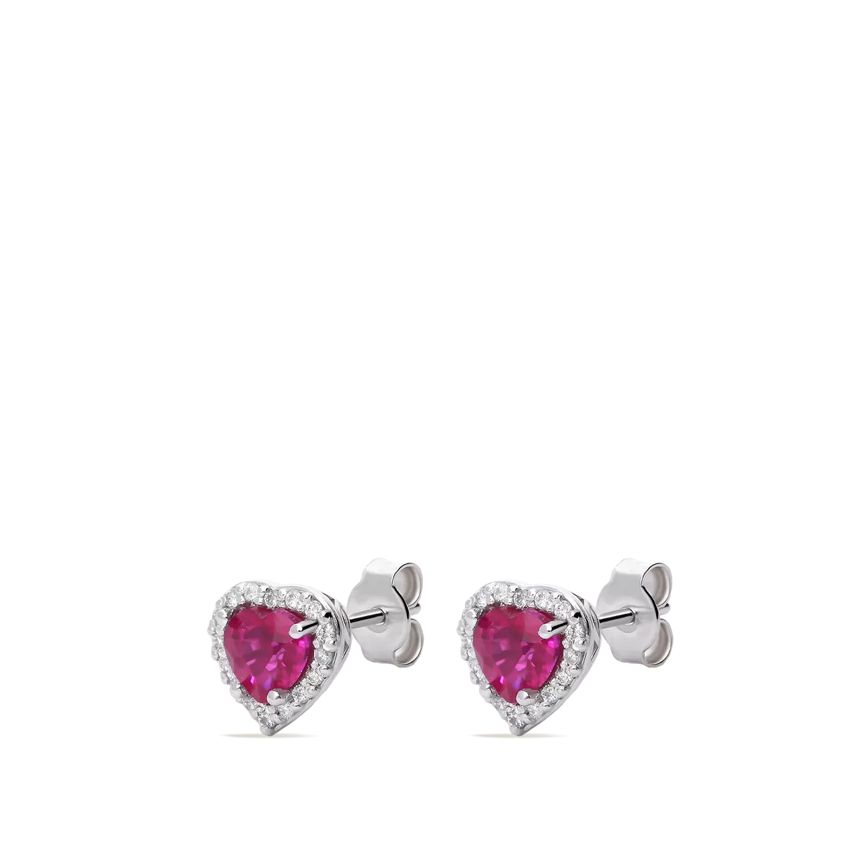 Pendiente diamante oro 18 quilates LOVE RUBY