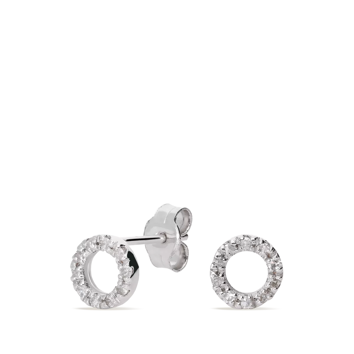 18k gold diamond earrings