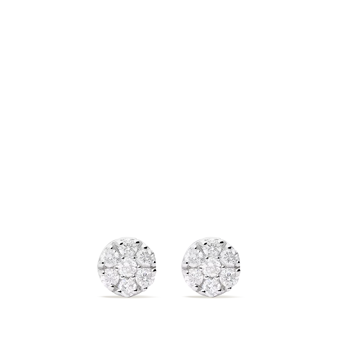 18k gold diamond earrings