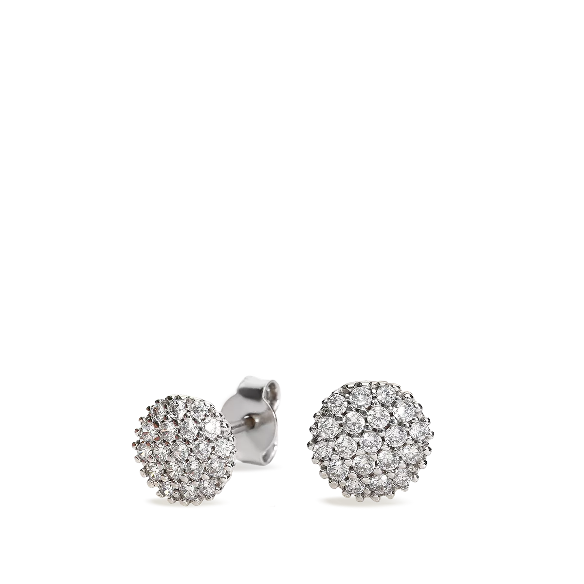 750 white gold earrings