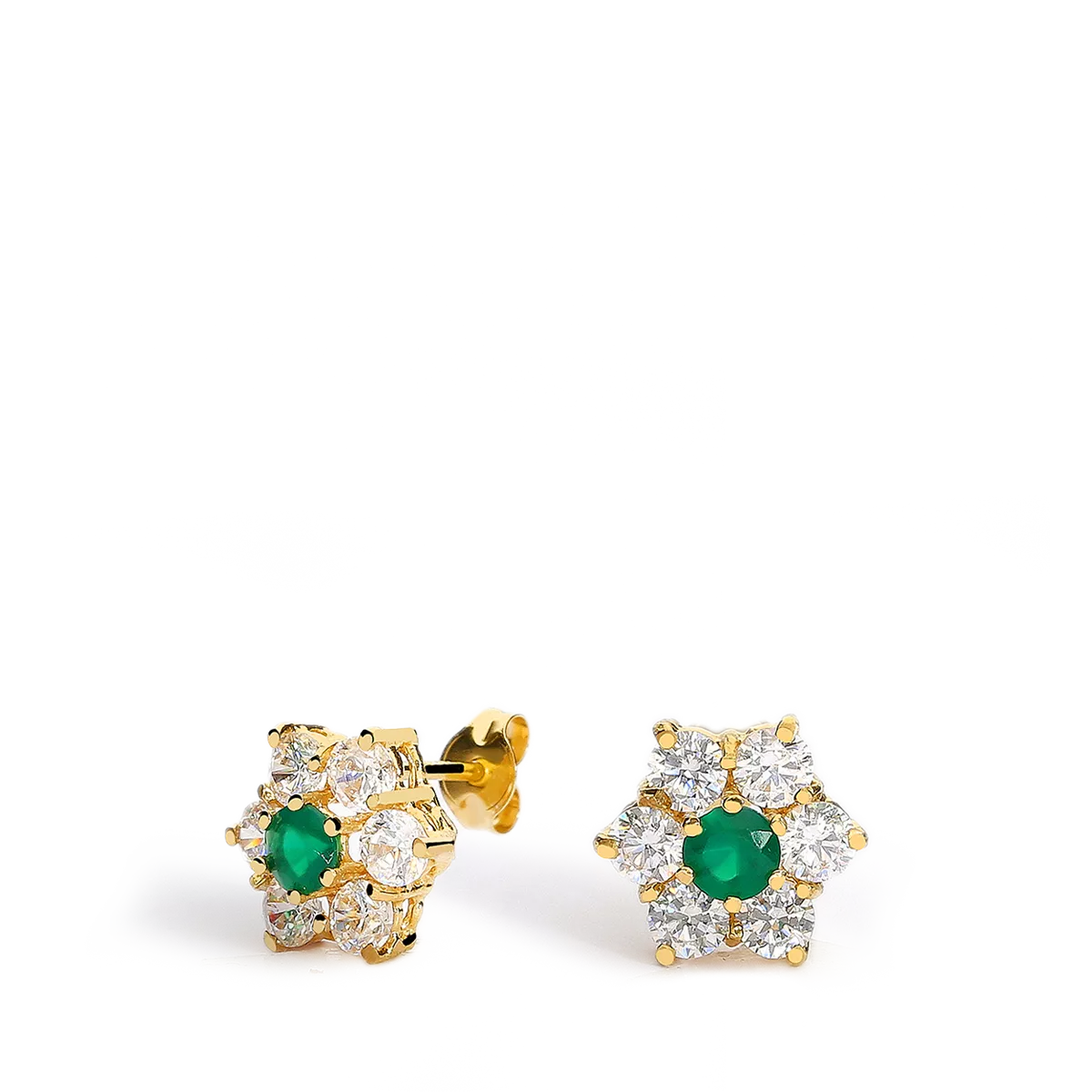 750 gold earrings