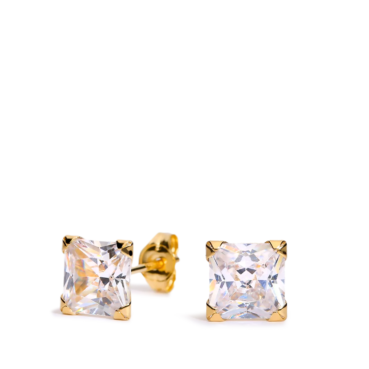 750 gold earrings