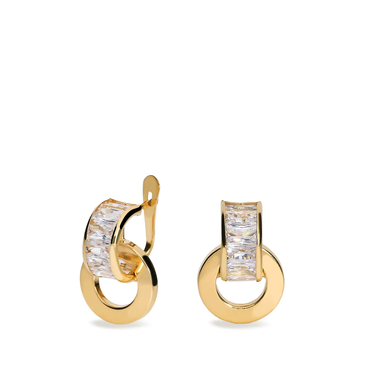 750 gold earrings