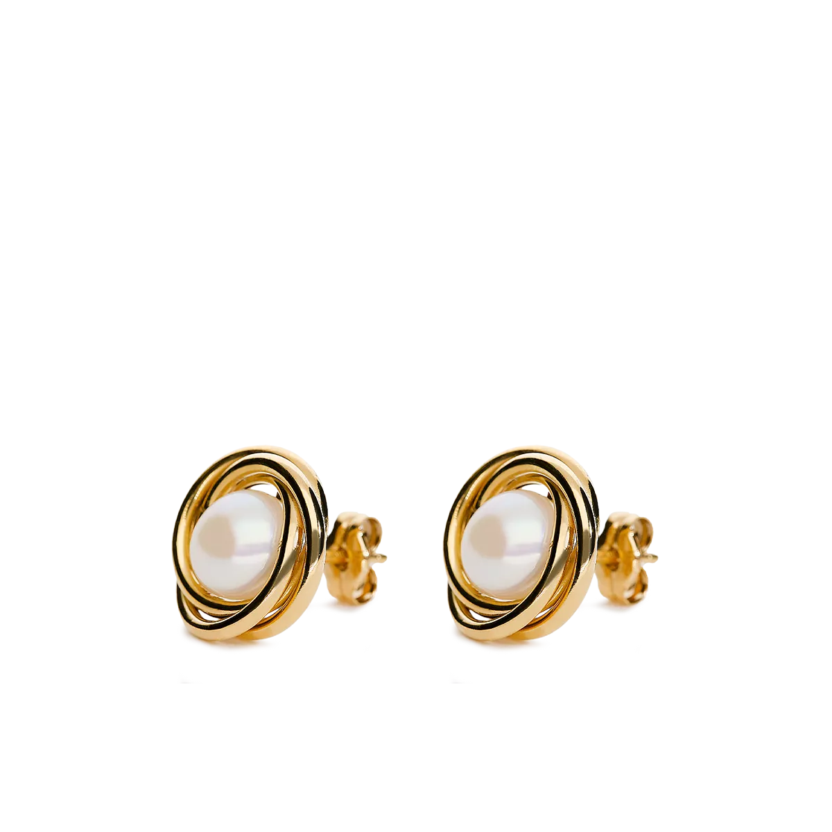 750 gold earrings