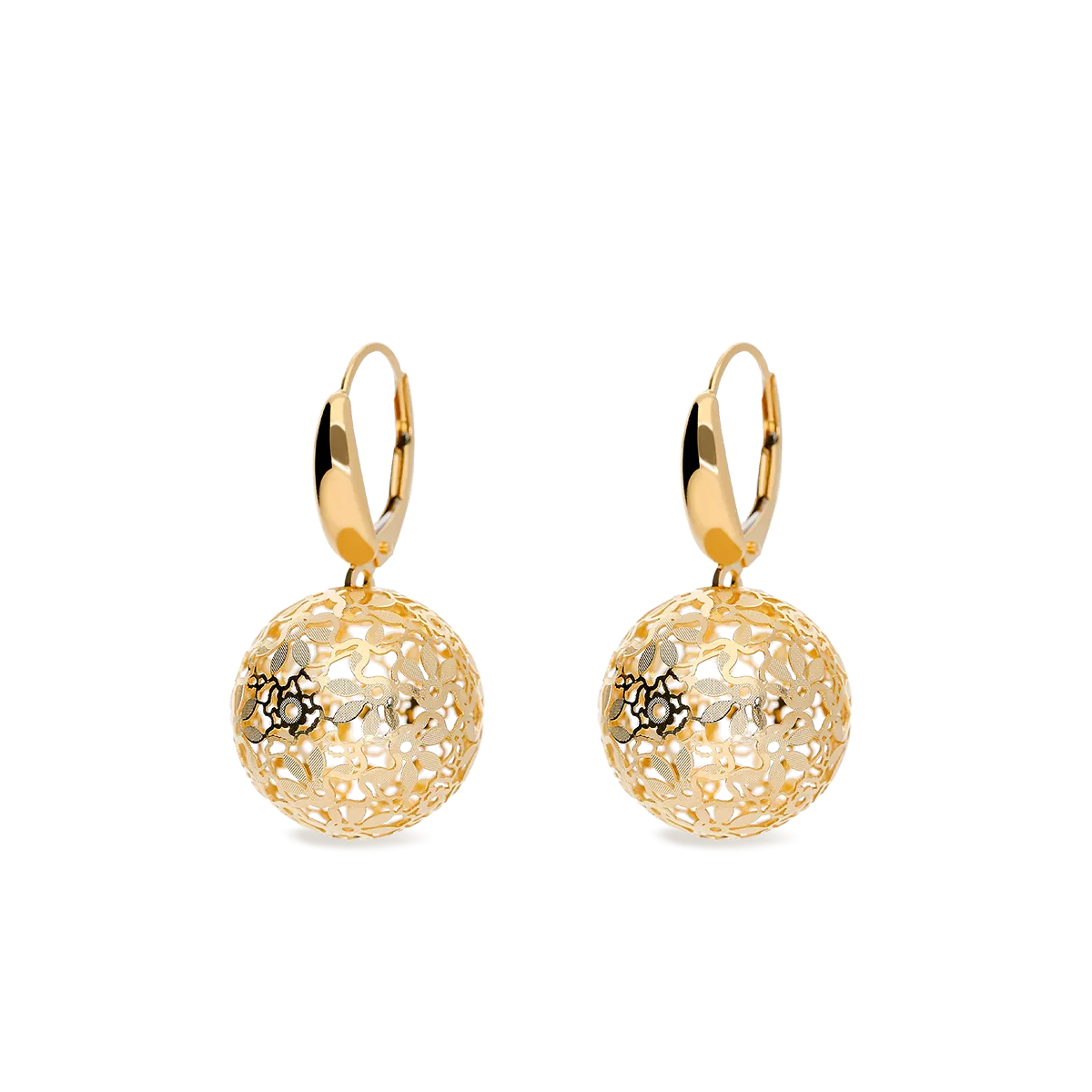 18k gold earrings