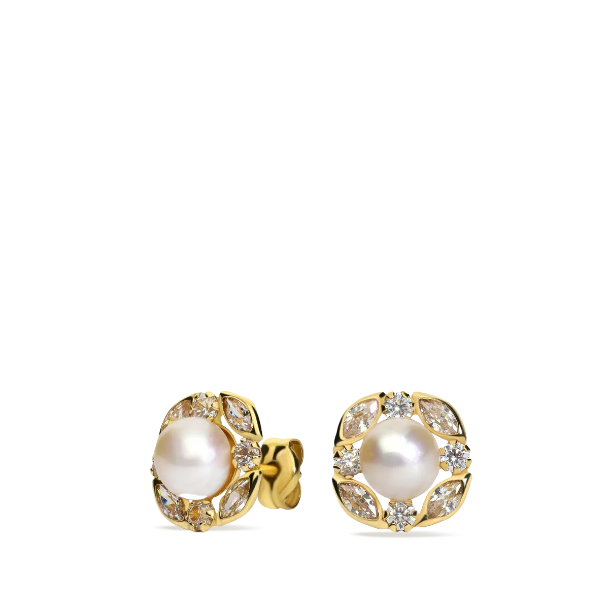 18k gold earrings