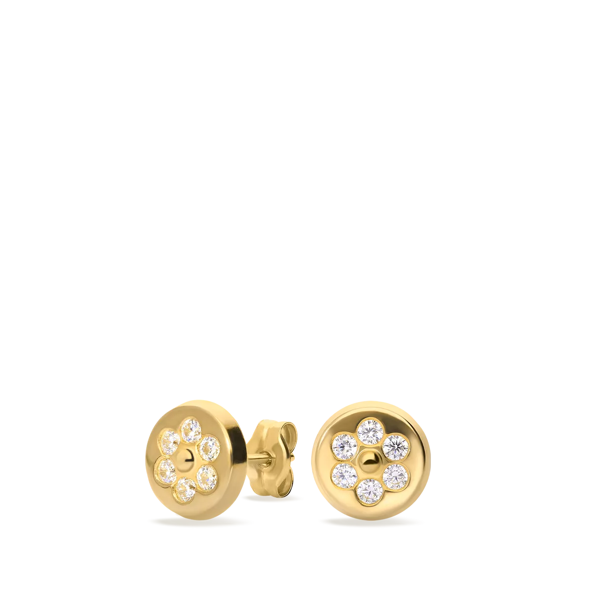 18k gold earrings