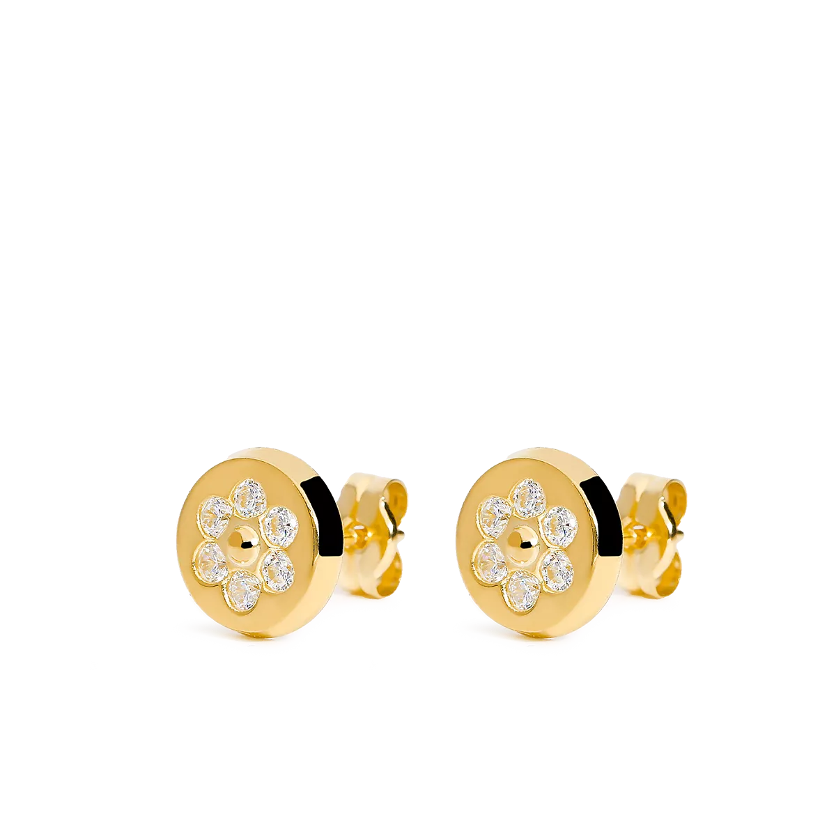 18k gold earrings