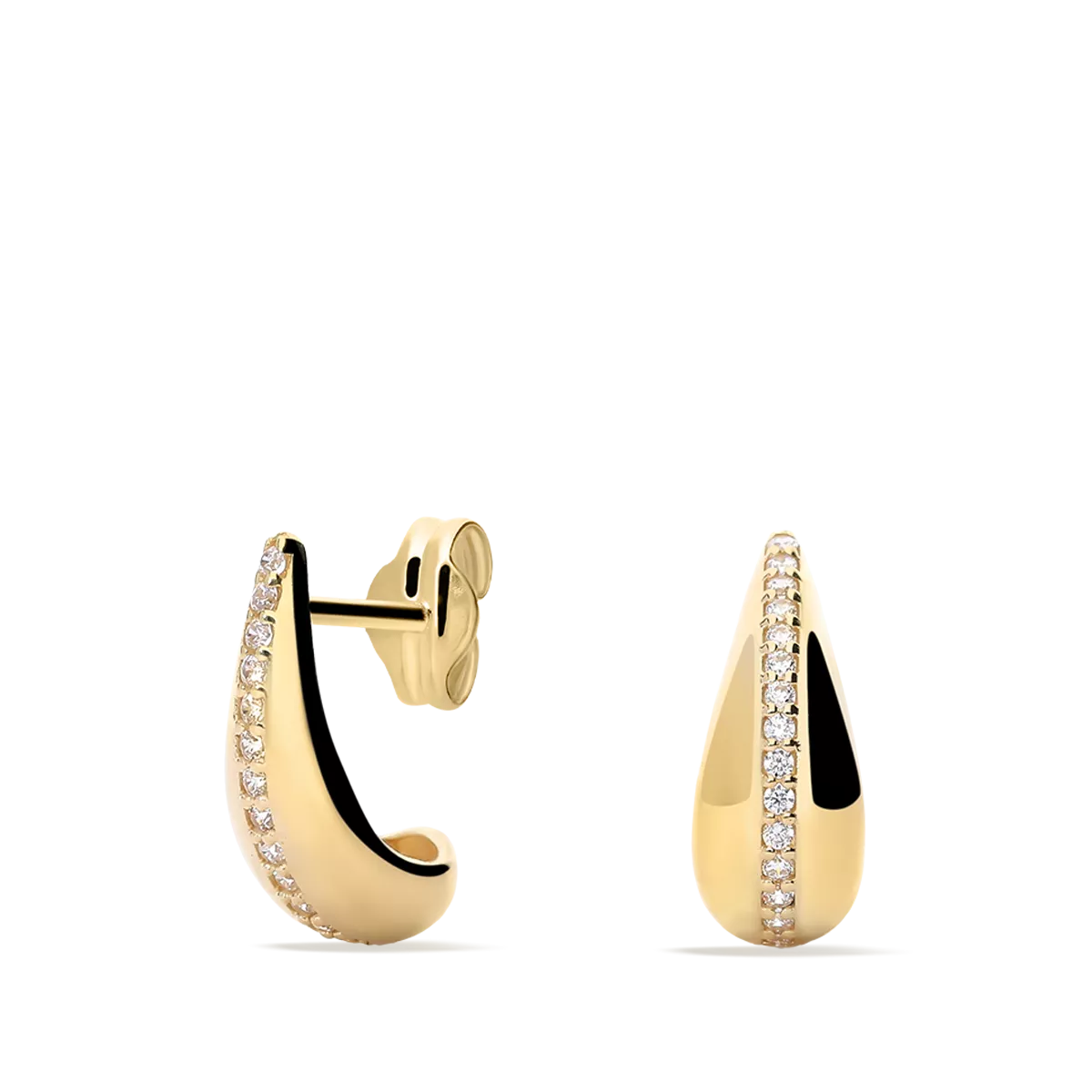 18k gold earrings