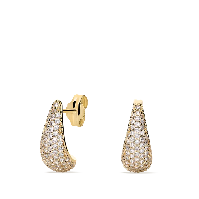 18k gold earrings