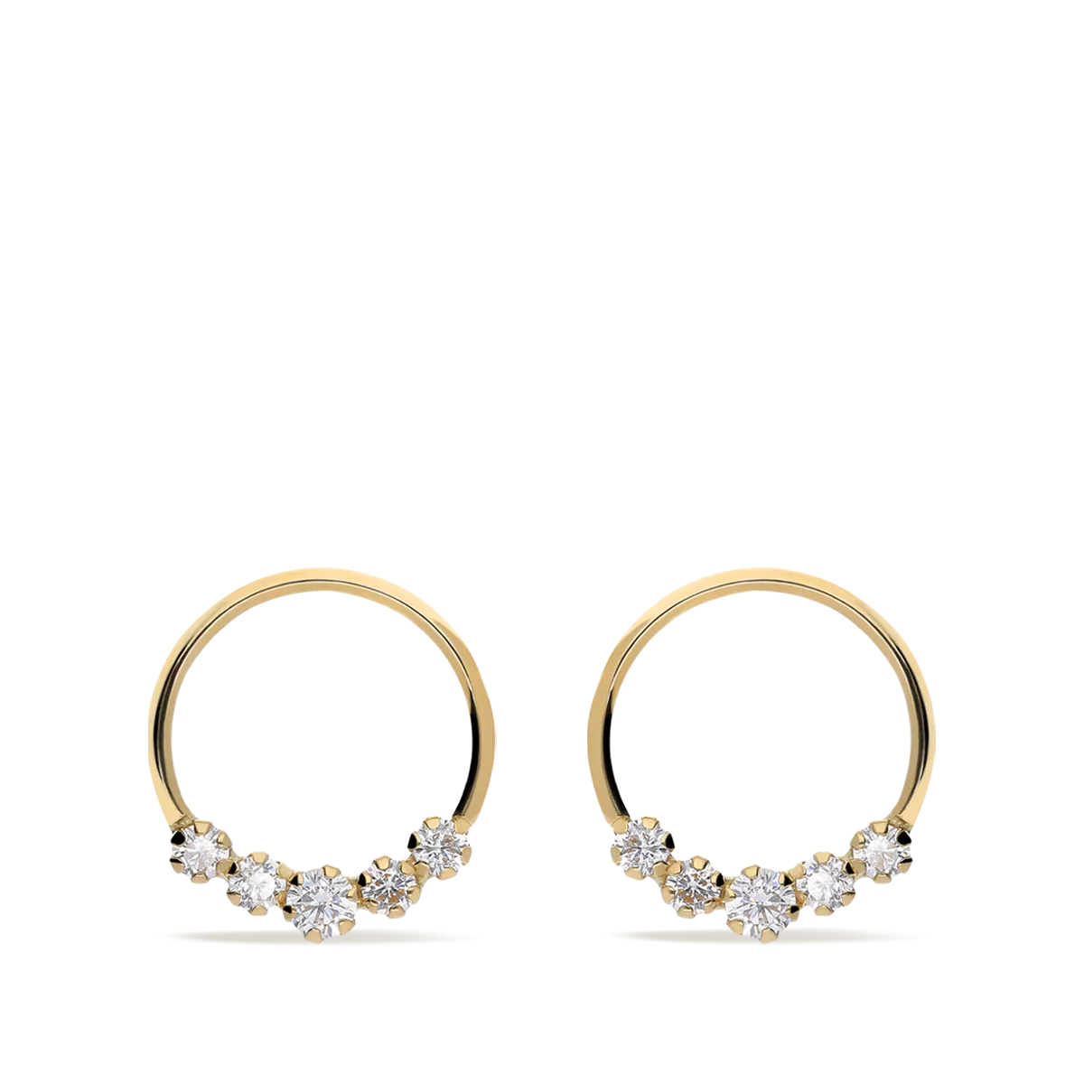 18k gold earrings