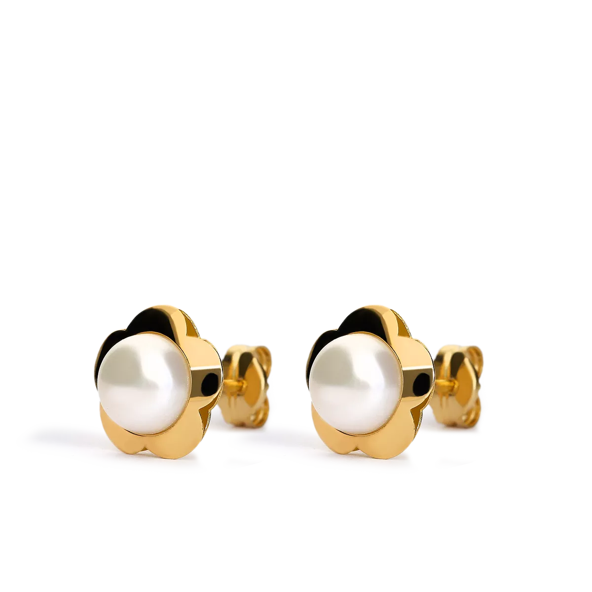 18k gold earrings